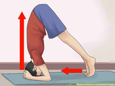 الوقوف على الرأس بطريقة صحيحة